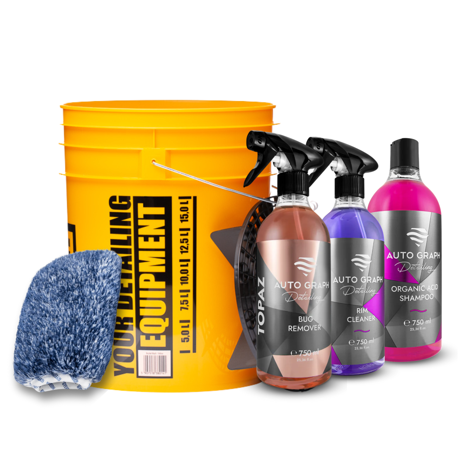 Avtokozmetični set za zunanje čiščenje – Auto Graph + Gyeon