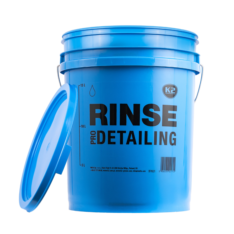 K2 Pro Detailing Bucket Kit "RINSE" 20L
