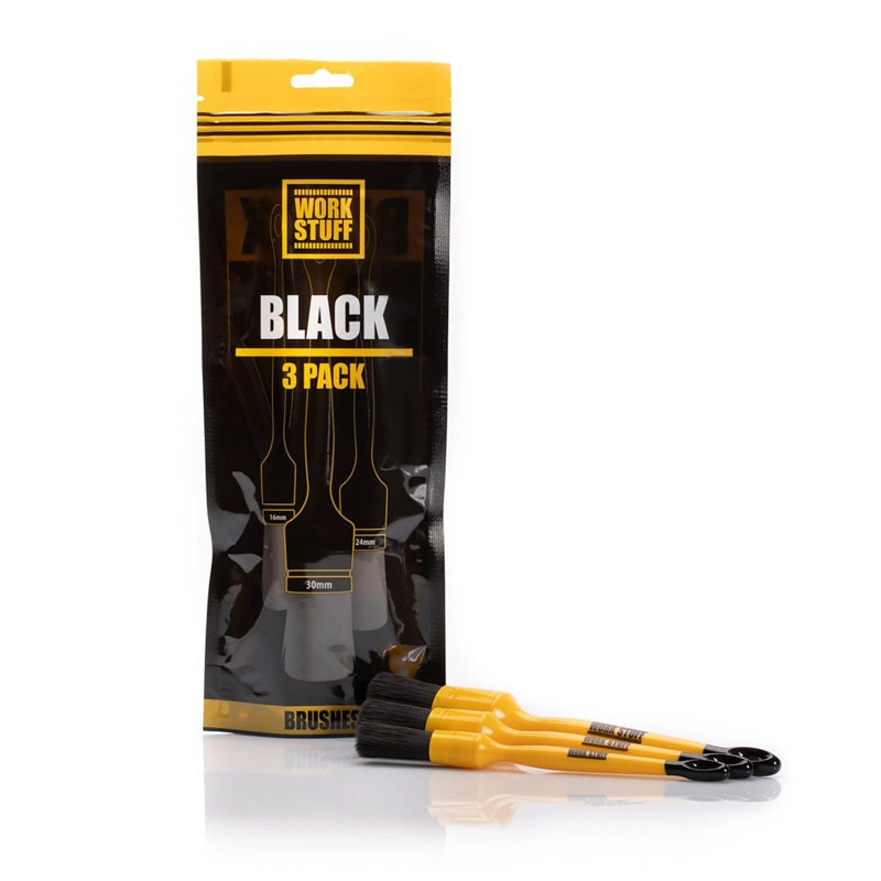 Work Stuff Detailing Brush Black 3-pack