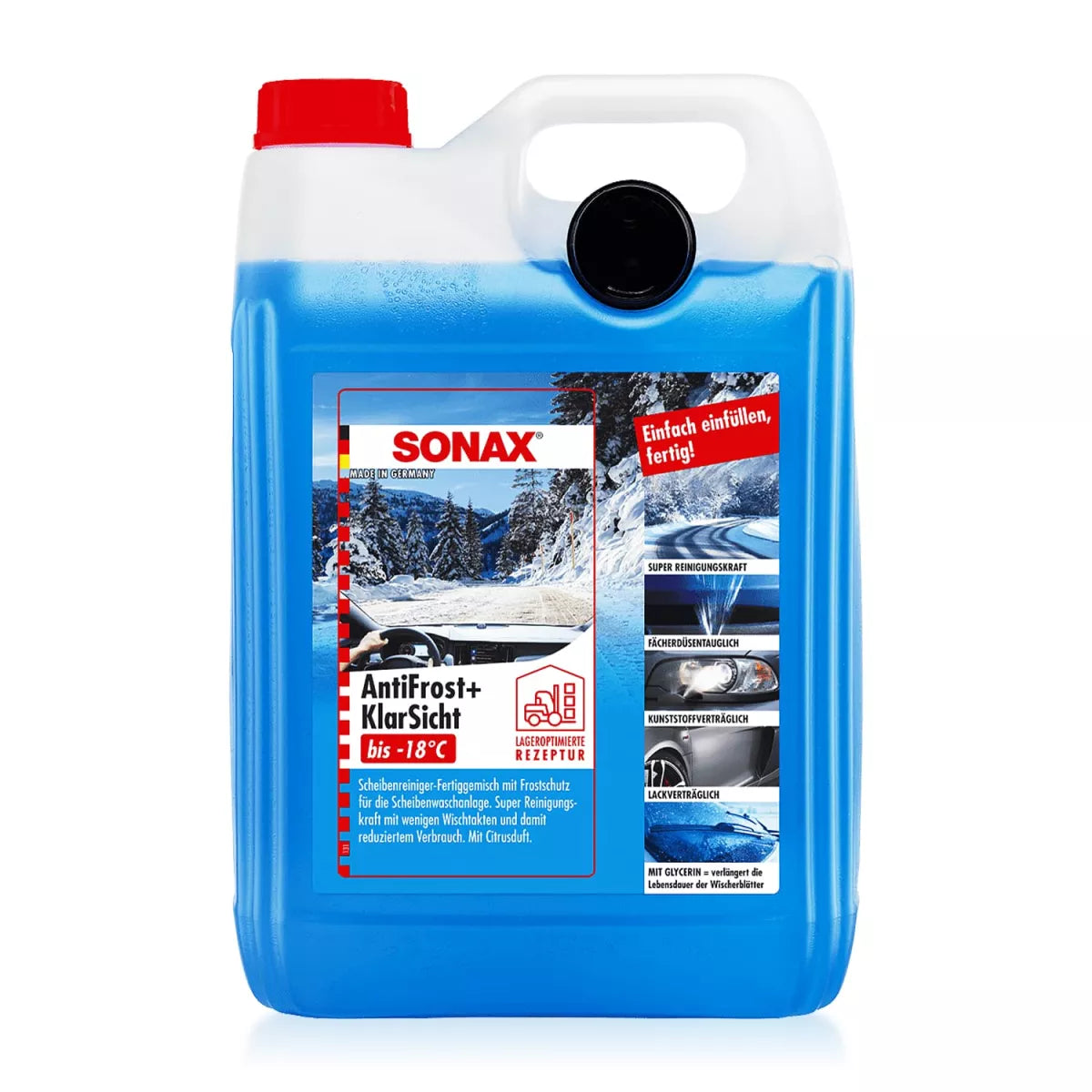 SONAX AntiFrost&KlarSicht do -20°C Citrus 5L